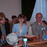FES-Konferenz: Vater alexander, Yanina Skripatchuk, Stefan Müller, 